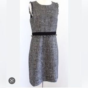 J.Crew Metallic Tweed Shift Dress